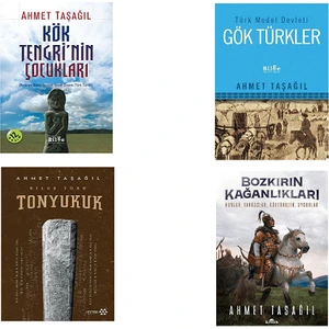 Kök Tengri’nin Çocukları - Bozkırın Kağanlıkları - Bilge Türk Tonyukuk - Gök Türkler | 4 Kitap Set
