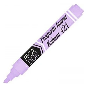 421 Fosforlu Kalem Pastel Mor