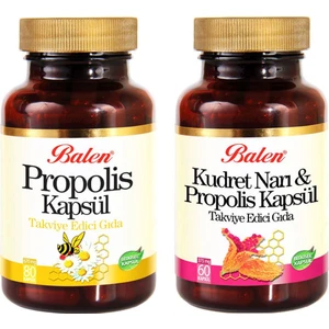 Kudret Narı Propolisi 375MG 60 Kap+Propolis 80 Kap 670MG