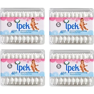 Bebek Kulak Temizleme Pamuğu 60'lı 4 Adet