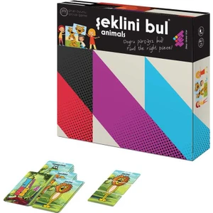 Zeka Ve Akıl Oyunları Zet Zeka Şeklini Bul (Animals) Zeka Oyunu