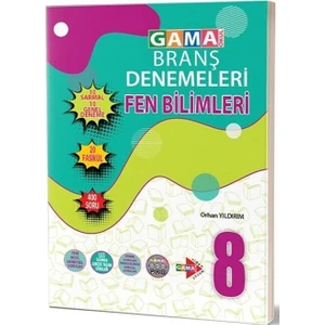 Gama Yayınları 8. Sınıf Fen Bilimleri 20 Deneme