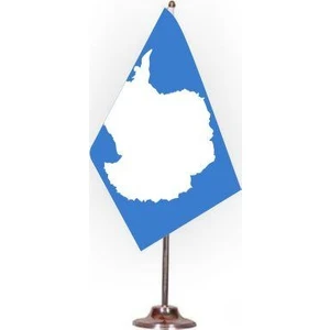 Set Halinde Antarktika Masa Bayrağı