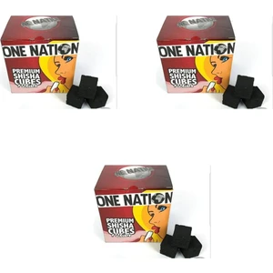 One Nation Nargile Kömürü 3 kg One Nation Küp Kömür