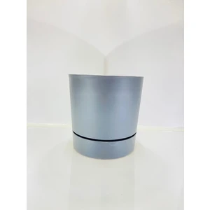 Saksı Dünyası Begonya 21 cm Antrasit Tabaklı Saksı