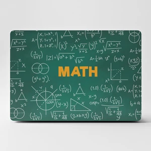 Laptop Sticker Bilgisayar Kaplama Notebook Macbook Matematik Science YEŞIL-LS-134
