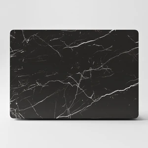 Laptop Sticker Bilgisayar Kaplama Notebook Macbook  Siyah Mermer -LS-129