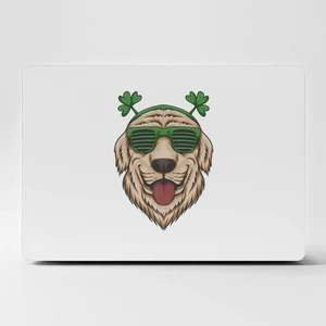 Laptop Sticker Bilgisayar Kaplama Notebook Macbook  Beyaz Köpek-Ls-72