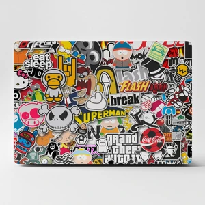 Laptop Sticker Bilgisayar Kaplama Notebook Macbook Sticker Bilgisayarbomb -LS-201
