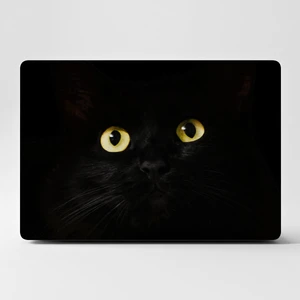 Laptop Sticker Bilgisayar Kaplama Notebook Macbook Siyah Kedigözü -LS-191