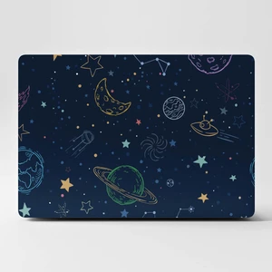 Laptop Sticker Bilgisayar Kaplama Notebook Macbook Galaksi Gezegenler EVREN-LS-249