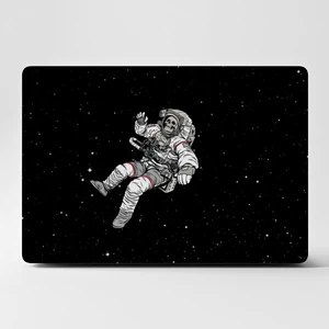 Laptop Sticker Bilgisayar Kaplama Notebook Macbook Astronot Siyah KURUKAFA-LS-175