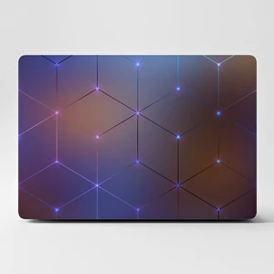 Laptop Sticker Bilgisayar Kaplama Notebook Macbook Buzlu Cam Mavi -LS-181