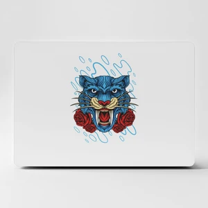 Laptop Sticker Bilgisayar Kaplama Notebook Macbook Beyaz Mavi Kaplan -LS-168