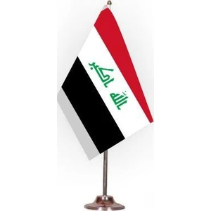 Irak Masa Bayrağı Set Halinde