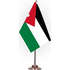 Ürdün Masa Bayrağı Set Halinde