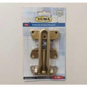 YUMA KİLİT Yuma Kademeli Emniyet Kelepçesi Sarı