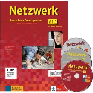 Netzwerk A1.1 (Kursbuch+Arbeitsbuch+Dvd+Audio Cd)