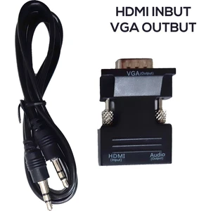 HDMI To Analog VGA ve Ses Aktif Dönüştürücüsü