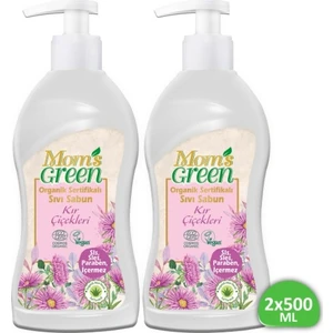 Mom's Green 2'li Set   Sıvı Sabun - Kır Çiçekleri 500 ml + 500 ml