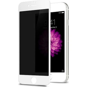 Apple iPhone 7 Plus Beyaz Tam Kaplayan 5d Hayalet Privacy Cam