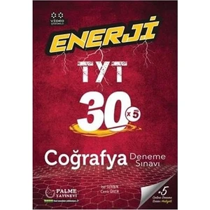 Palme Yayıncılık TYT Coğrafya Deneme Sınavı 30'lu Enerji