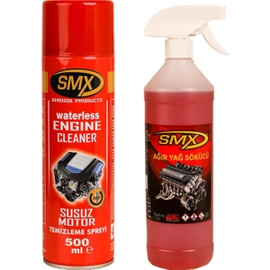 Susuz Motor Temizleme Spreyi - Smx Ağır Yağ Sökücü