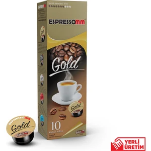 Espressomm® Gold Kapsül Kahve (10 Adet) - Tchıbo Cafissimo® Uyumlu*