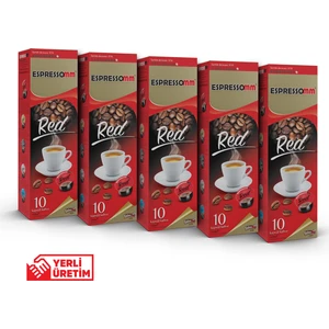 Espressomm® Red Kapsül Kahve (50 Adet) - Tchıbo Cafissimo® Uyumlu*