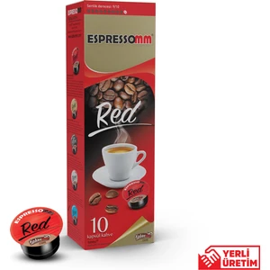 Espressomm® Red Kapsül Kahve (10 Adet) - Tchıbo Cafissimo® Uyumlu*