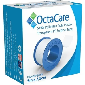 Octacare C3502 Polietilen Tıbbi Şeffaf Flaster 5m x 2,5cm