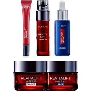 Loreal Paris Revitalift Lazer Saf Retinol 5li Cilt Bakım Seti