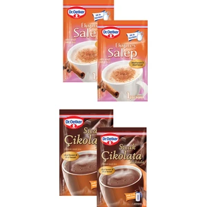 Dr. Oetker Dr. Oetker Sıcak Çikolata Tadında (2)+ Ekspres Salep (2)