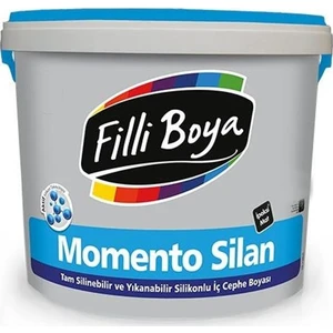Filli Boya Momento Silan Tam Silinebilir ve Yıkanabilir Silikonlu Ipek Mat Iç Cephe Boyası - 7,5 Lt. Andezit 30