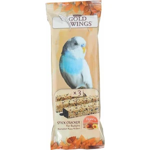 Gold Wings Ballı Muhabbet Kuşu Krakeri 3lü Paket