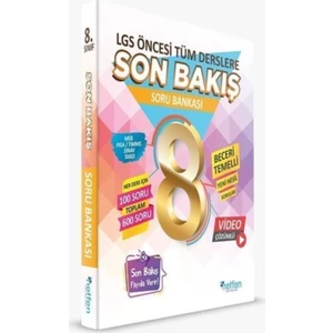 Netfen Yayınları 8. Sınıf LGS Son Bakış Soru Bankası