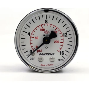Çap 50 Arkadan Bağlantılı Kuru Tip Manometre, Basınç Ölçer 1/8"