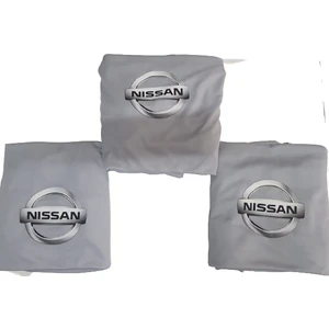 Nissan Amblemli Gri Penye Servis Kılıfı