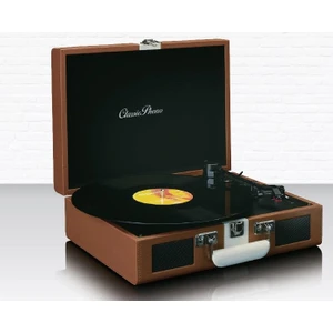 Classic Phono TT-120 Hoparlörlü Şarjlı Bluetoothlu Pikap Plak Çalar