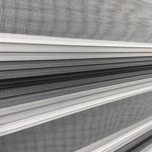 Volper Mekanik VP960 Stor Zebra Perde Gri Siyah Etek Dilimli 180 x 200 cm