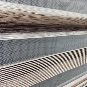 Volper Mekanik VP972 Stor Zebra Perde Sütlü Kahve Etek Dilimli 140 x 260 cm