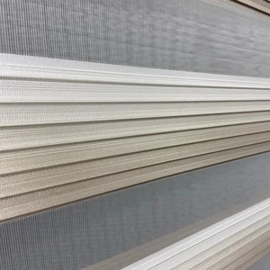 Volper Mekanik VP985 Stor Zebra Perde Krem Bej Etek Dilimli 120 x 260 cm