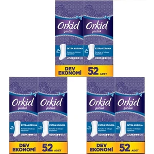 Extra Koruma Uzun Günlük Ped 52 Adet 3x