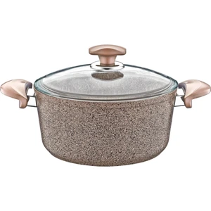 Granit 20 cm. Derin Tencere Kahverengi
