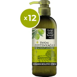 Eyüp Sabri Tuncer Doğal Zeytinyağlı El ve Vücut Losyonu 250 ml x 12 Adet