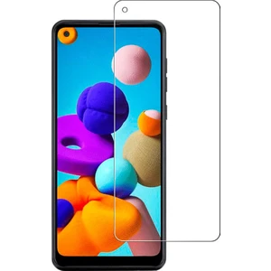 Case World Samsung A21S Temperli Ekran Koruyucu Cam Şeffaf