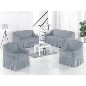 Koltuk Takımı Örtüsü 3+2+1+1_gri