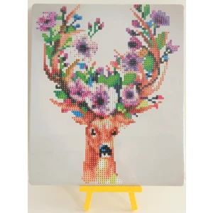 Boncuklu Taşlı Mozaik Elmas Goblen Pano Tablo Resim Puzzle Çocuklar İçin 21 x 25 cm