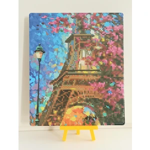 Boncuklu Taşlı Mozaik Elmas Goblen Pano Tablo Resim Puzzle Çocuklar İçin 21 x 25 cm
