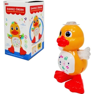 Can Ali Toys  Pilli Işıklı Müzikli Danscı Ördek Oyuncak